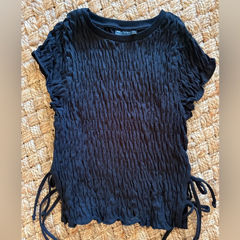 ASOS Textured top with side ties